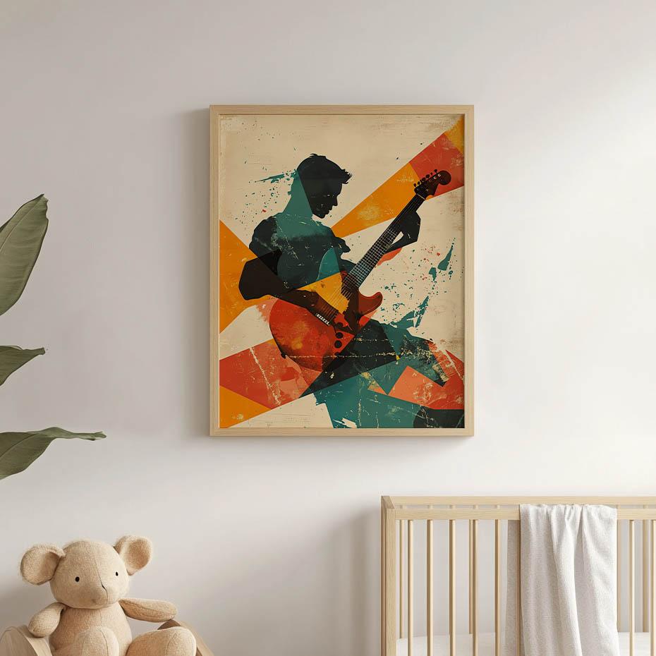 Plakat Muzyczna Pasja Plakat Muzyczna Pasja, 70X100 Cm, Bez Ramy, Papier Matowy 230 Gsm