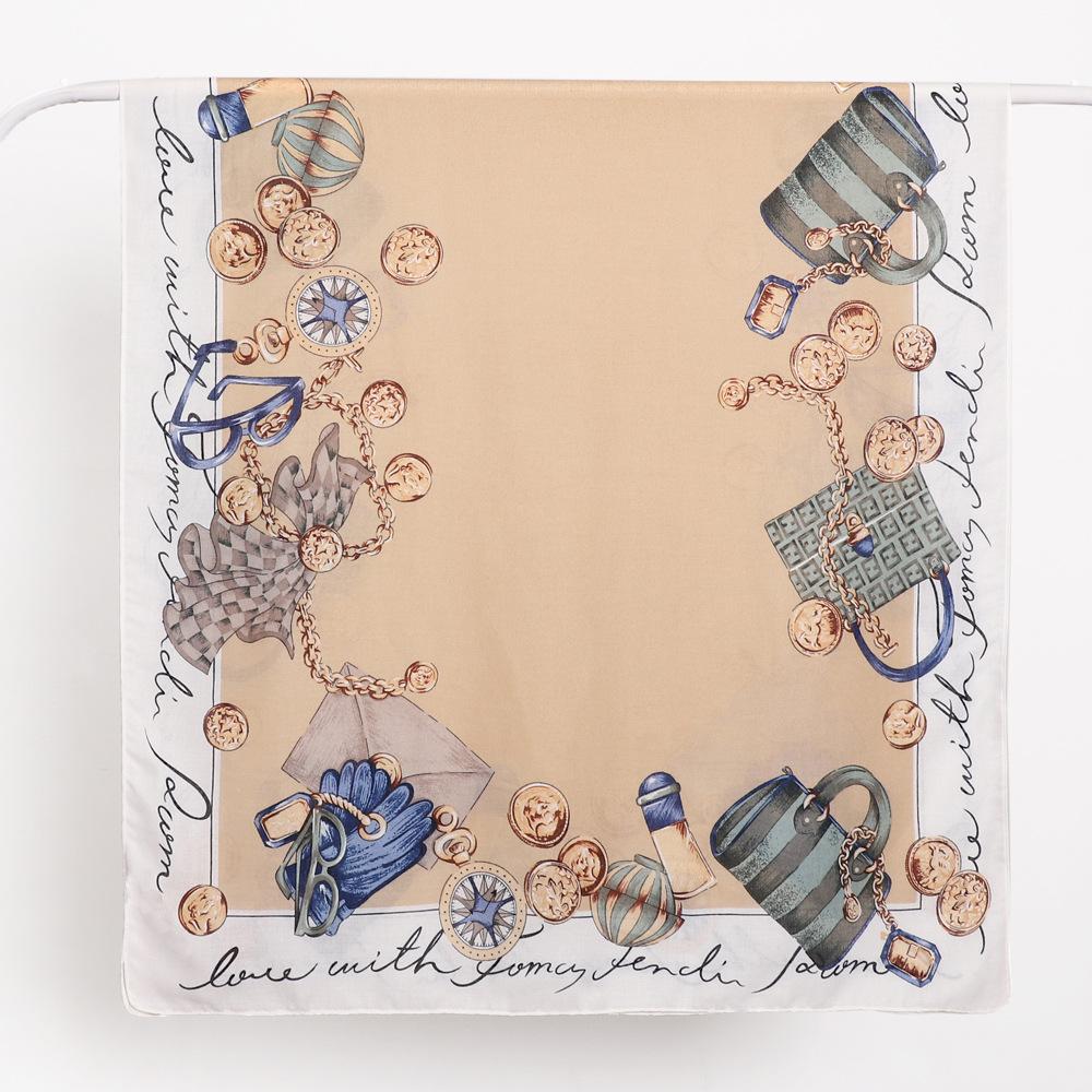 Section Scarf Shawl Air-conditioning Female Cotton Linen Bag Bag Long Scarf Hitching Fashion Yangqi Silk Scarf