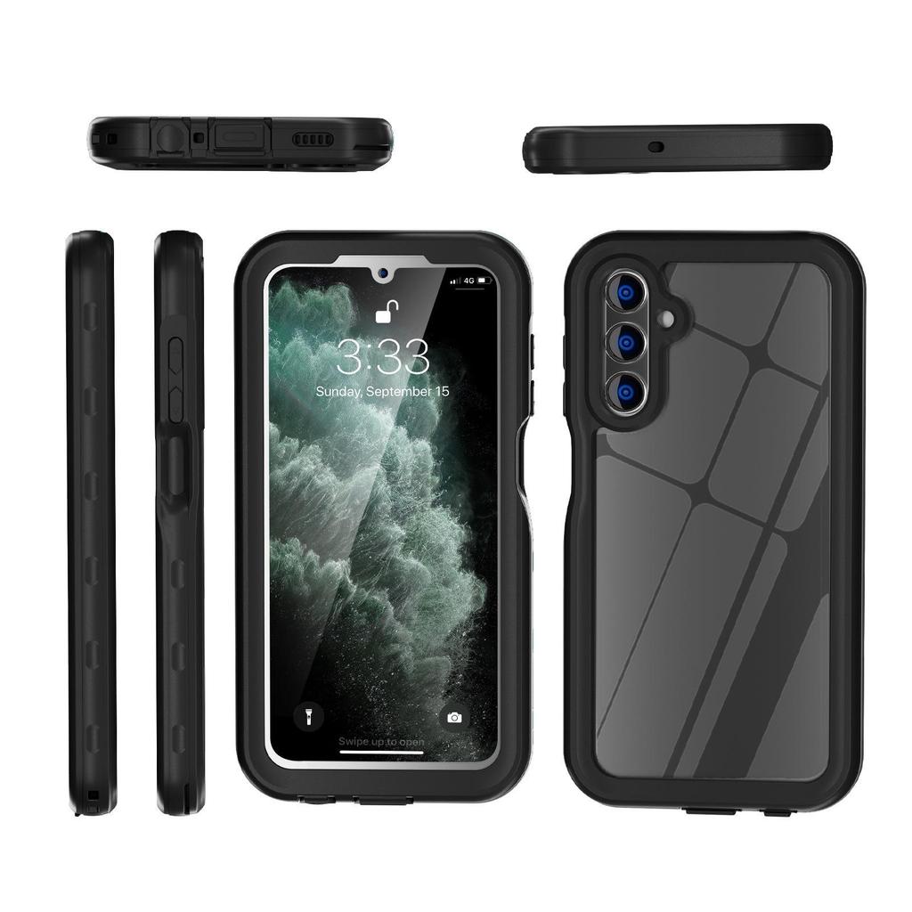 Samsung A54/A12/A35 5G Красный Перец Водонепроницаемый, Ударопрочный Прозрачный Чехол для Телефона