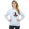 Disney Womens/Ladies Mickey Mouse Tongue Sweatshirt
