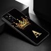 Golden Crown Letters Phone Case For Samsung Galaxy A21 A30 A50 A52 S A13 A22 A32 A33 A53 A73 5G A11 A12 A31 A51 A70 A71 A72