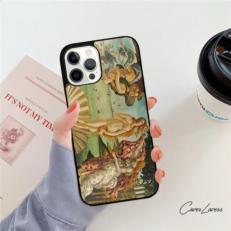 Чехол для телефона Sandro Botticelli эпохи Возрождения для iPhone 17 Air 14 15 16 13 12 Для Apple iPhone 17 Air 11 Pro Max Plus SE2020 Coque