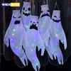 Hanging Ghost Halloween LED Luminous Ghost Children's Gift Scary Party Props Home Outdoor Courtyard Bar Hanging Decorations