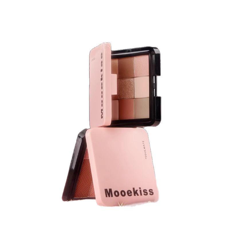 Палетка теней для век и контуринга Mooekiss Soul Mate из девяти цветов