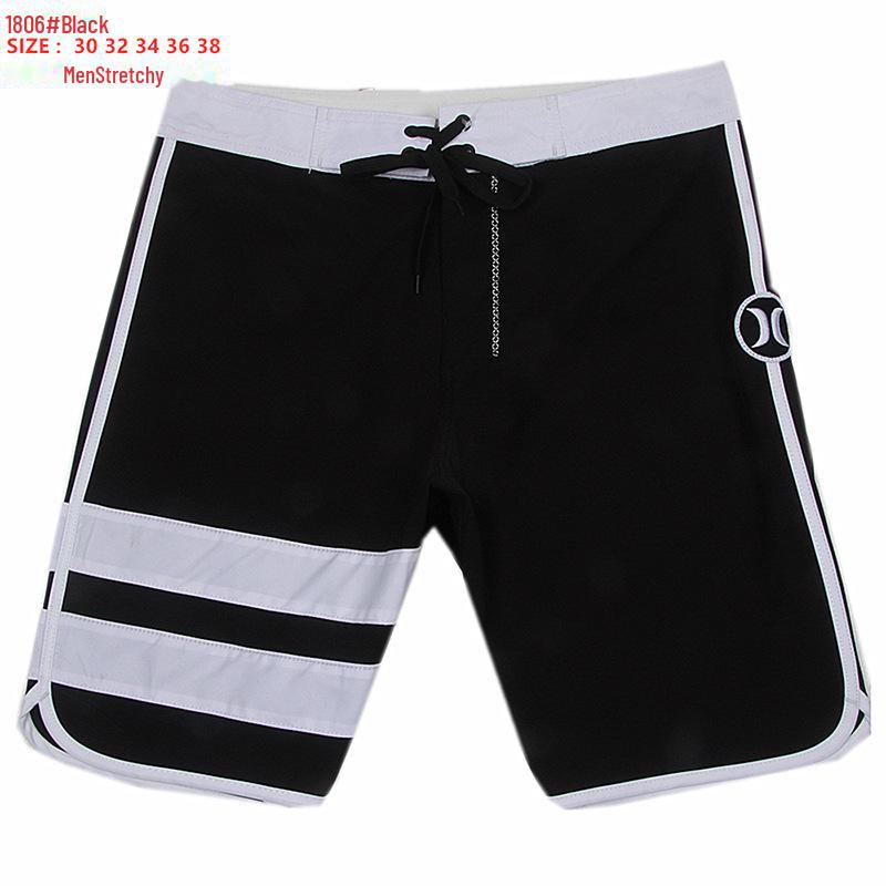 Мужские быстросохнущие шорты для серфинга с 4-сторонним плетением - лето 2024 г., повседневная пляжная одежда
