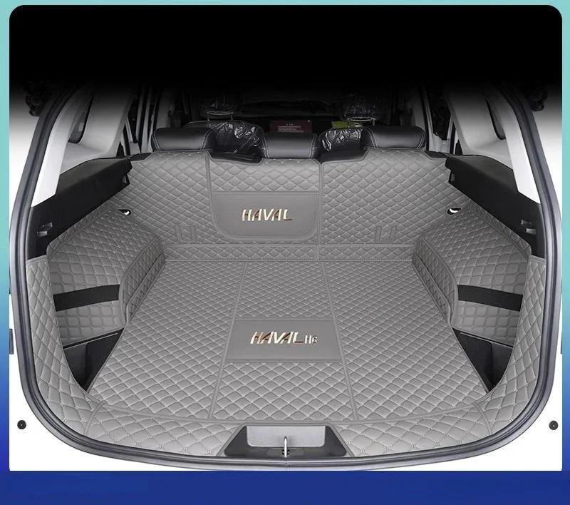 BGZ1 для Haval H6 PHEV Топливо Аксессуары Коврик в багажник автомобиля 3-е поколение 2025 2024 Коврик для защиты салона Кожаный Водонепроницаемый Конверсия