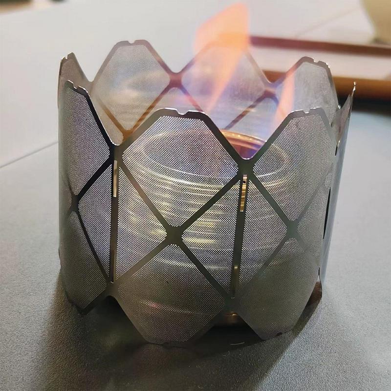 Stove Windscreen Camping Cooking Wind Blocker Stainless Steel Wind Guard Lightweight Picnic Cooker Stove Wind Screen Windshield