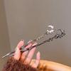 2PCS New Chinese Style Moon Hairpin Female Design Clear and Cold Hair Accessories Modern Simple Pan Hairpin Female