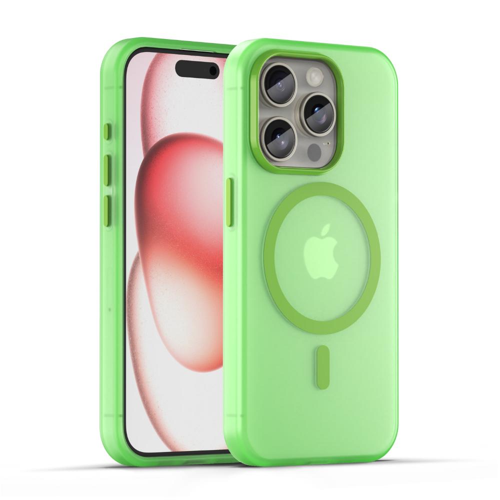 Роскошный магнитный беспроводной зарядный чехол Magsafe для iPhone 16 15 13 12 11 Pro Max противоударный матовый бампер TPU 14 Plus чехол