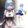 Zero To From Another World Rem Figurine Jk Skirt Anime Model Toys Statuary Gift