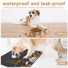 VIKAMA pet Petting Park Floor Mat Enclosure Area Floor Is Waterproof For Dog Food. Easy To Clean And Maintain.