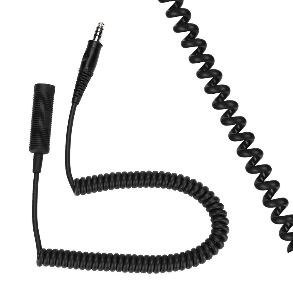 U 92A U TO U 174 U Helicopter Military Headphone Extension Line Cable for Helicopter Military