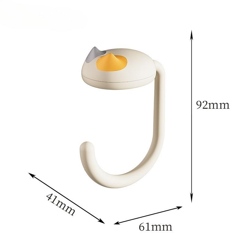 Kawaii Cats Bag Hanger Adjustable Bag Hooks Table Side Handbag Holder Travel Bag Storage Holder Desk Organizers for Home Office