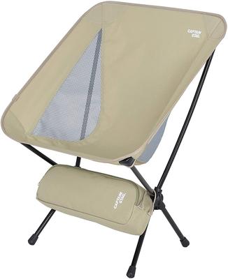 CAPTAIN STAG Уличный стул The Light Chair Легкий компактный чехол для хранения в комплекте Khaki Trekker UC-1835 Собранный размер (Прибл.) Ширина 540 x Глубина