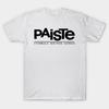 Мужская черная футболка с принтом Paiste Cymbals Sounds Печать на трансферной бумаге без вырезания Хлопковая футболка
