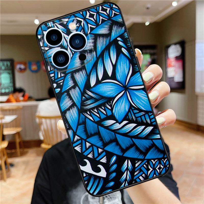 Maori Polynesian Samoan Tribal Case For iPhone 17 16 15 13 12 11 14 Pro Max Mini Plus 16e 17 Air Bumper Cover Accessories