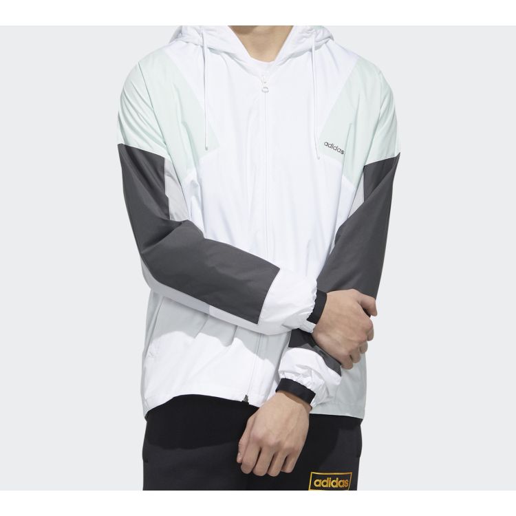 adidas Neo M Fav Cb Wb Спортивная куртка с капюшоном Мужские куртки Белый GK5878