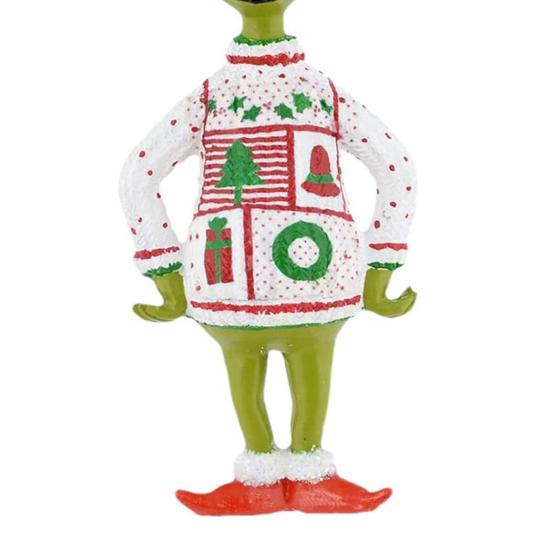 2 шт. Рождественское украшение Зеленый меховой эльф кукла подвеска акриловая праздничная подвеска украшение для