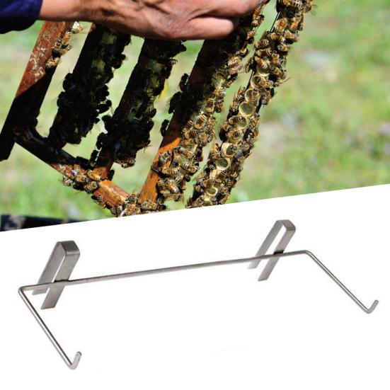 Beekeeper Stainless Steel Beekeeping Frame Holder Bee Hive Perch Side Mount