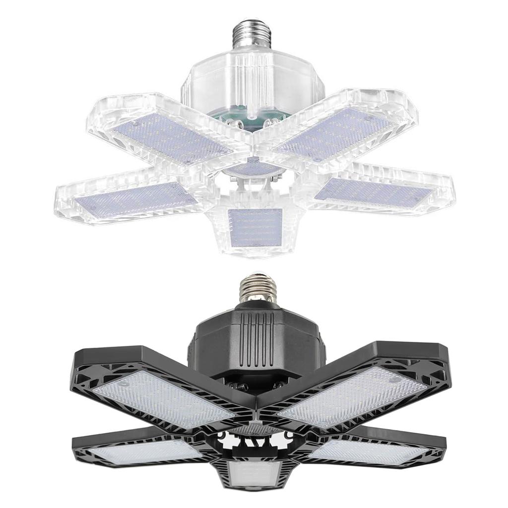 15000LM Bright LED Garage Light, 6 Glow Panels Garage Ceiling Light, Deformable LED Light for