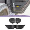 Car Front Rear Door Mesh Pockets Storage Box Organizer Container For Jeep Wrangler JL For JT Gladiator 2018 Up Interior Accessories