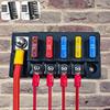 4/6-контактный блок предохранителей 12 В, держатель предохранителя с LED-индикатором, водонепроницаемый чехол, безопасный компактный блок предохранителей для защиты от пыли в автомобиле
