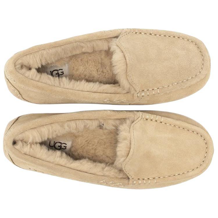 UGG Ansley Модные удобные мокасины Женские кроссовки Бежевые 1106878-SAN