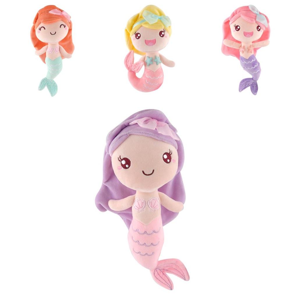 Beautiful Mermaid Princess Stuffed Animal Toy With Vibrant Colors