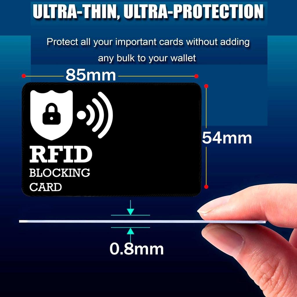Карта с RFID-защитой, Safecard NFC Дебетовая Кредитная Карта Защитник Паспорта