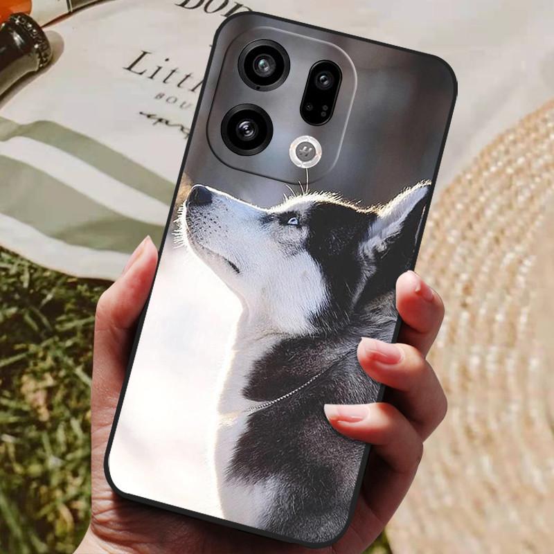 Для чехла Oppo Find X9 Pro Новый Модный Милый Мультяшный Роскошный Мягкий Силиконовый Чехол Для Oppo Find X 9 X9Pro 5G противоударный Funda Coque