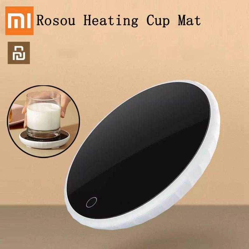 Xiaomi Lexiu Rosou Подставка с постоянной температурой, 55 градусов, постоянная температура, индукционный коврик для чашки с быстрым нагревом в условиях микрогравитации