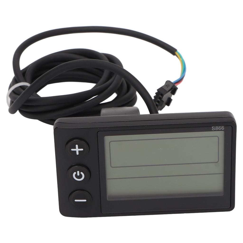 17A 3-режимный комплект контроллера синусоидальной волны с панелью S866 для бесщеточного электродвигателя велосипеда