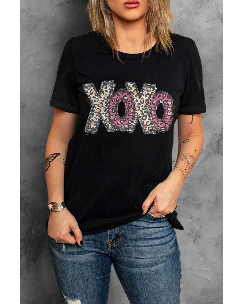 Azura Exchange Футболка с леопардовым принтом