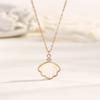 A Lifetime Necklace for Women, Japanese and Korean Simple and Fashionable Temperament, Versatile Shell Pendant, Collarbone Chain, Neck Chain