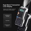 BAOFENG BF-UVB2 Plus FM-трансивер, двухдиапазонный портативный переговорный телефон с ЖК-дисплеем, 128 каналов, двусторонняя связь