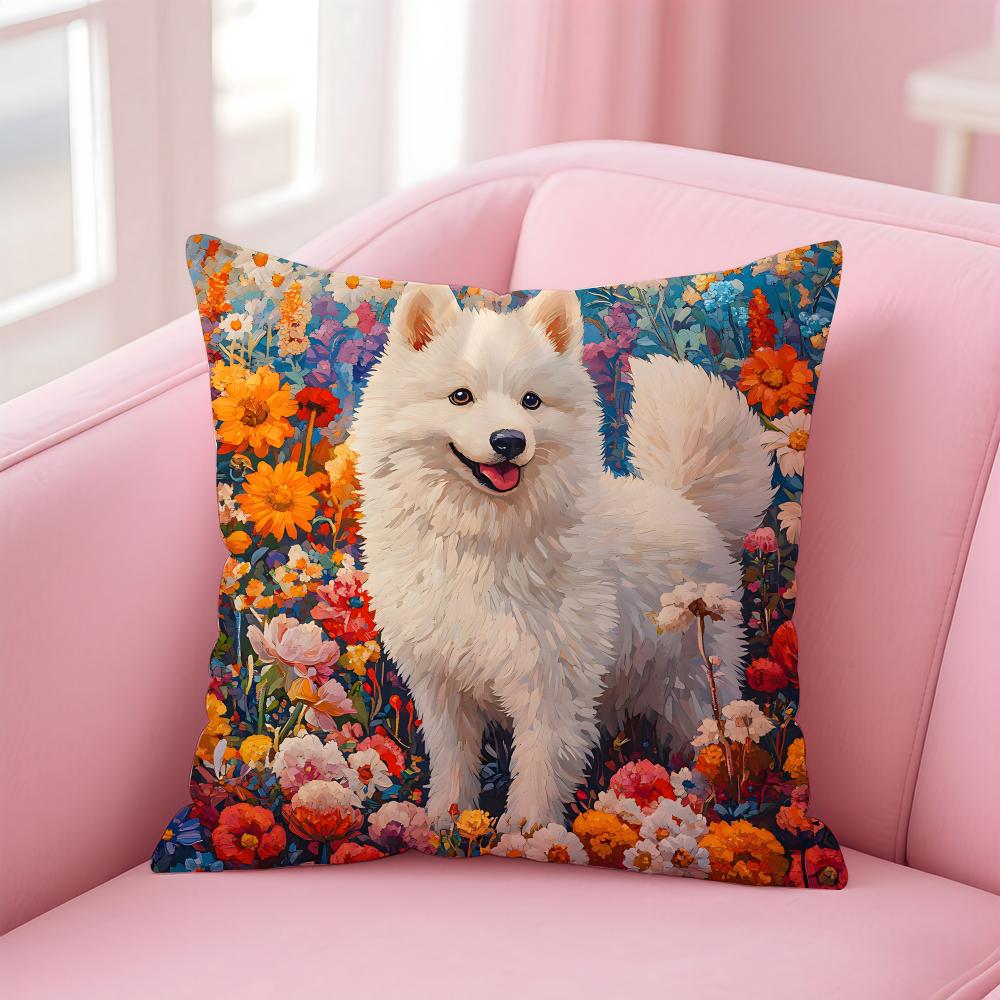 NICE CUTE Labrador Retriever dog Cushion Cover Pillow Case Soft Friendly Fabric Concealed Zipper