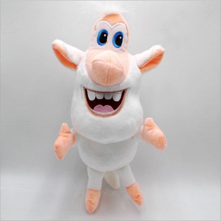 Игрушечный плюшевый белый поросёнок Буба для детей