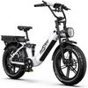 Electric Bicycle Onesport 20" 500W Motor Full Suspension 48V 36AH Adult Ebike Top Speed25Km/h 7 Speed Load 120Kg OT08 Pro