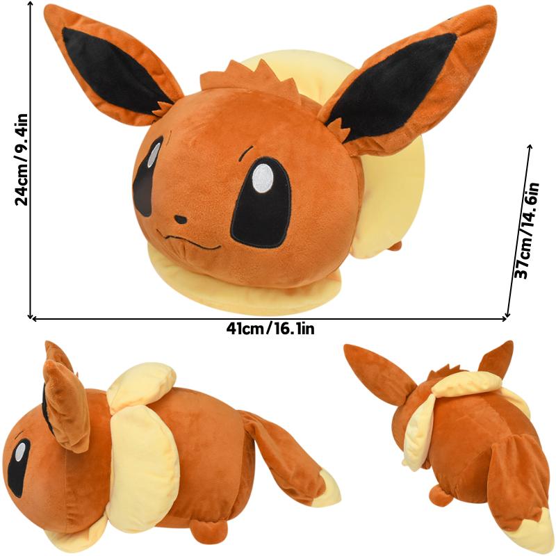 Kawaii Pokemon Sleep Cubone Slowpoke Chikorita Psyduck Lucario Piplup плюшевые игрушки-подушки Lapras Furret Dragonair Mew Peluche Doll