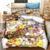 3D Print Fashion Anime Digimon Adventure Bedding Set Boys Girls Twin Queen Full Size Duvet Cover Pillowcase Bed Adult Bedroom