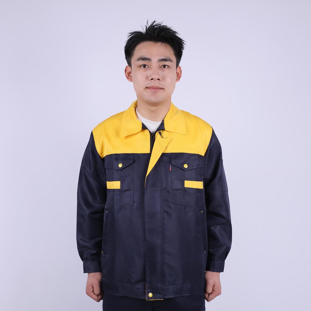 Four Seasons Universal Wear-Resistant, Stain-Resistant, and Anti-Scald Workwear Uniform: Quick-Drying, Breathable Labor Protection Clothing