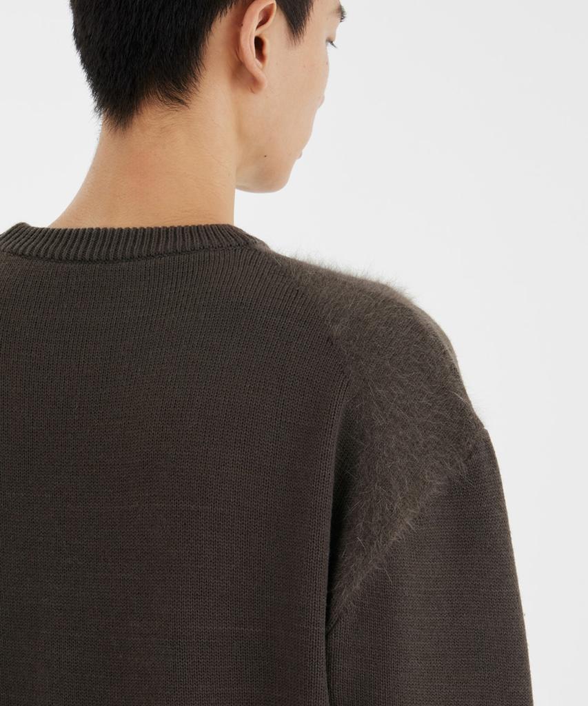 YOUTH Curved Angora Knit - Brown
