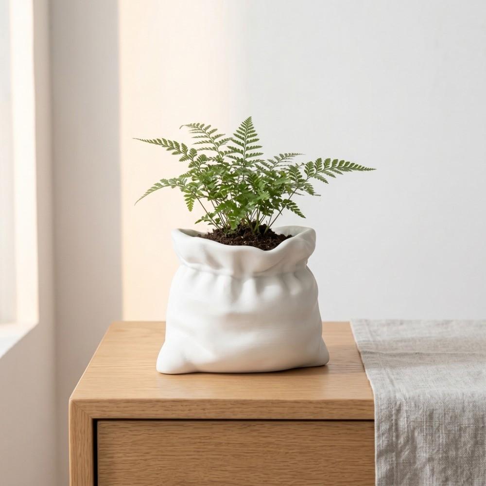 Pouch Shape Flower Pot Multifunctional Flower Vase Planter Vase Small Houseplants