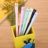 4Pcs Gel Pens 0.5mm Fine Point Writing Fluently Cute Cat Design Comfortable Grip Quick-drying Ergonomic Ink