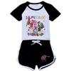 5084 Детский Рождественский ПОП Руми Зои Мира Принт Футболка Шорты Спортивный Костюм Комплект Одежды