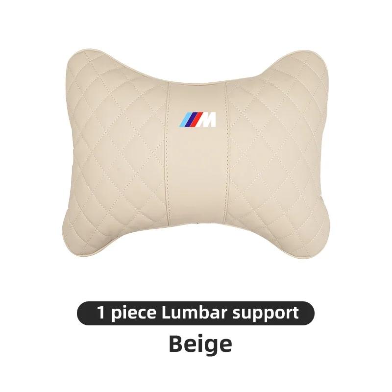 BGLX7 Car Sticker 2025 Hot For BMW Car Logo Headrest Neck Cushion Lumbar Support Memory Foam Pillow For BMW M X1 X3 X5 X6 X7 E30 E90 M