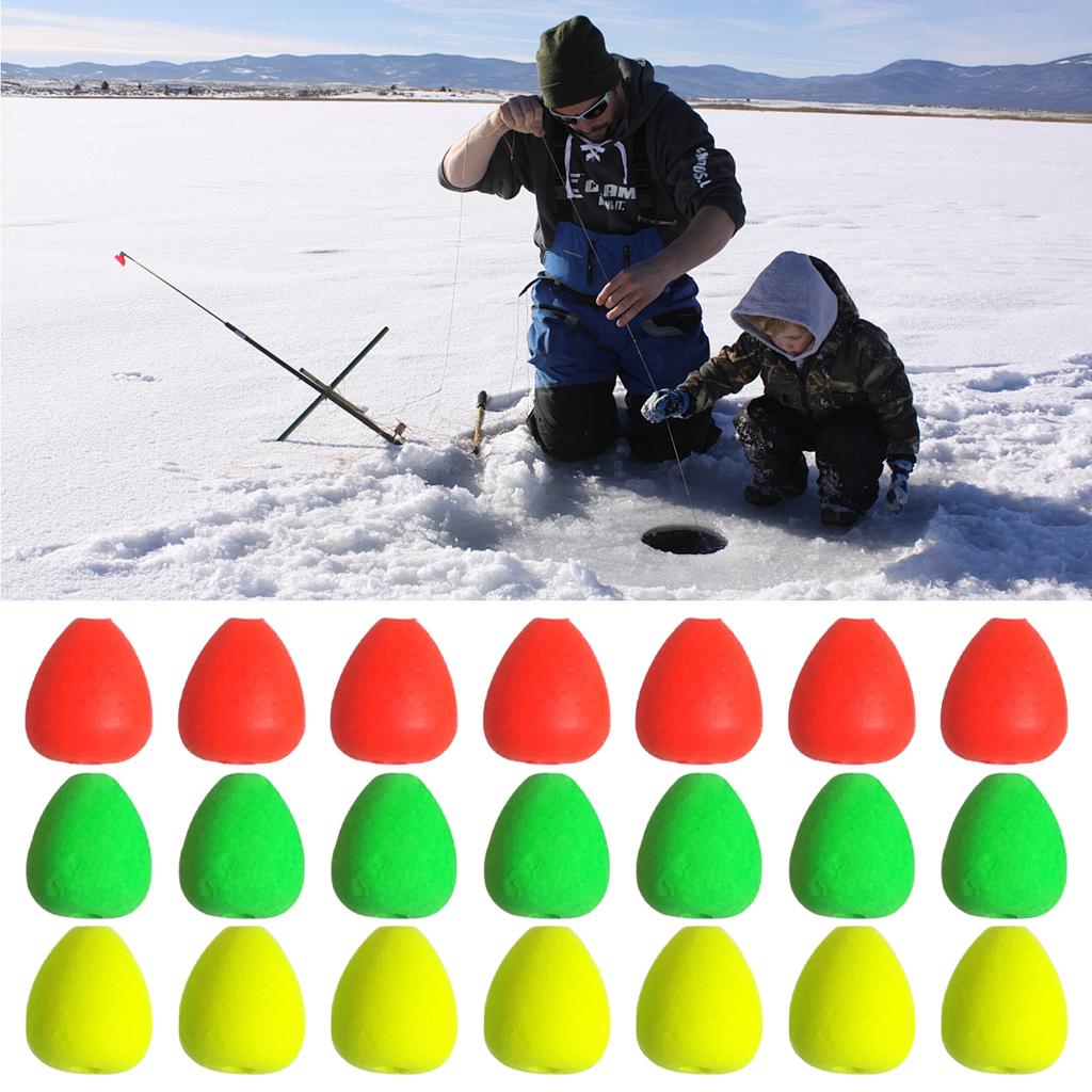 10 шт./50 шт. Пенопластовые поплавки Овальные Индикаторы поклевки для нахлыста Поплавки для оснасток для помпано Яркого цвета Поплавки для оснасток для рыбалки на форель