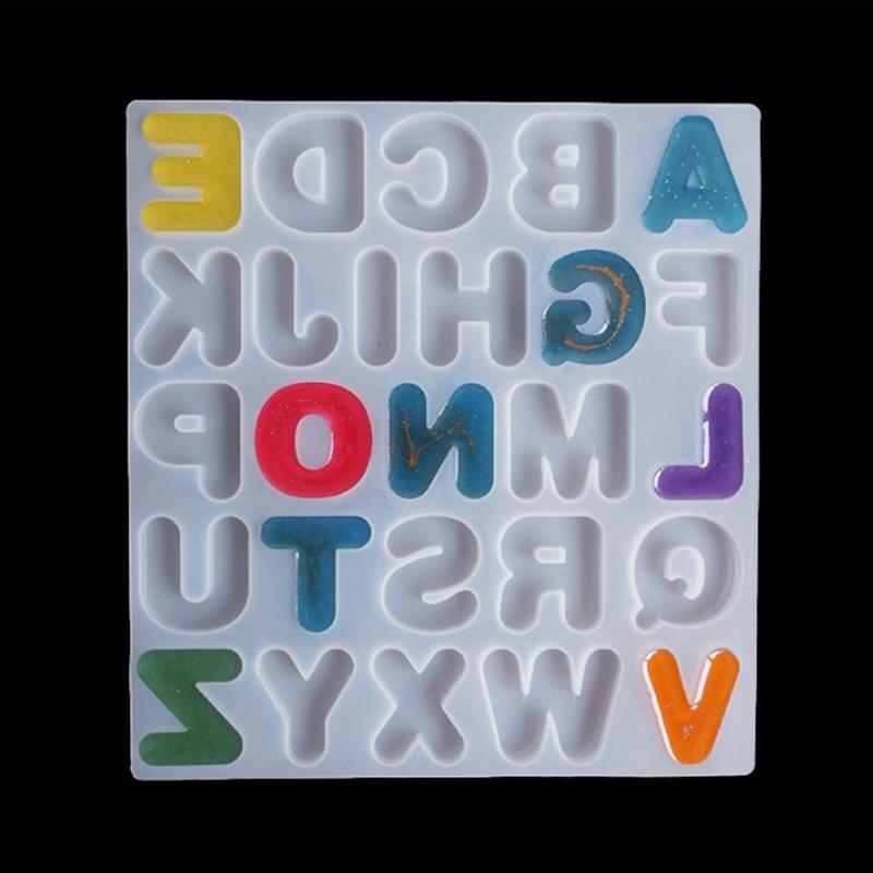 Силиконовая форма для торта 26 букв английского алфавита, шоколадный кубик льда, конфетница