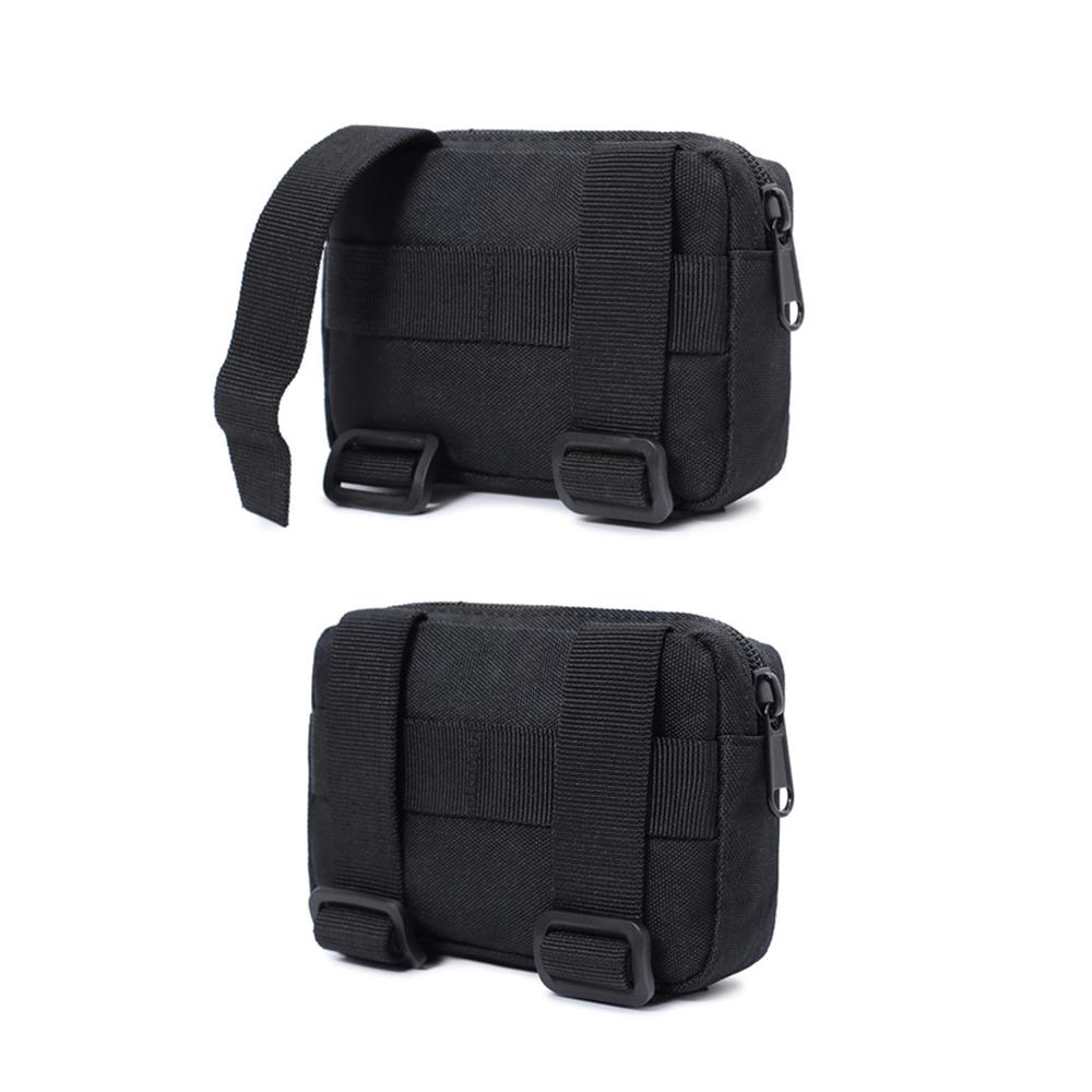 Двухслойная EDC сумка Мужская Тактическая поясная сумка на ремне Molle Нейлоновая поясная сумка-кошелек Аксессуары для кемпинга и охоты Утилитарная сумка