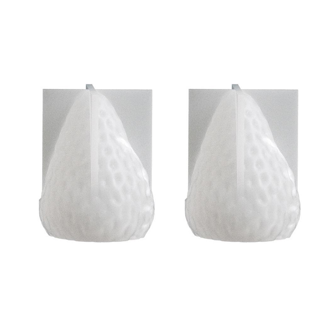 Клубничные силиконовые формы для свечей 4 ячейки Силиконовые формы Силиконовые формы для эпоксидной смолы для свечей Мыла Гипсового декора